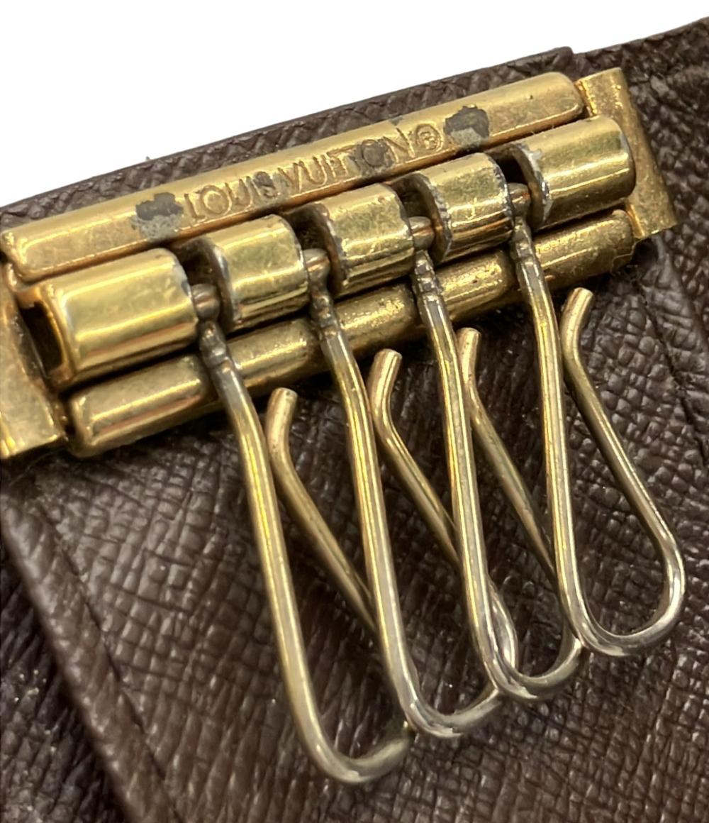 LOUIS VUITTON 4連キーケース ミュルティクレ 4 ダミエ エベヌ N62631 レディース メンズ ルイ・ヴィトン