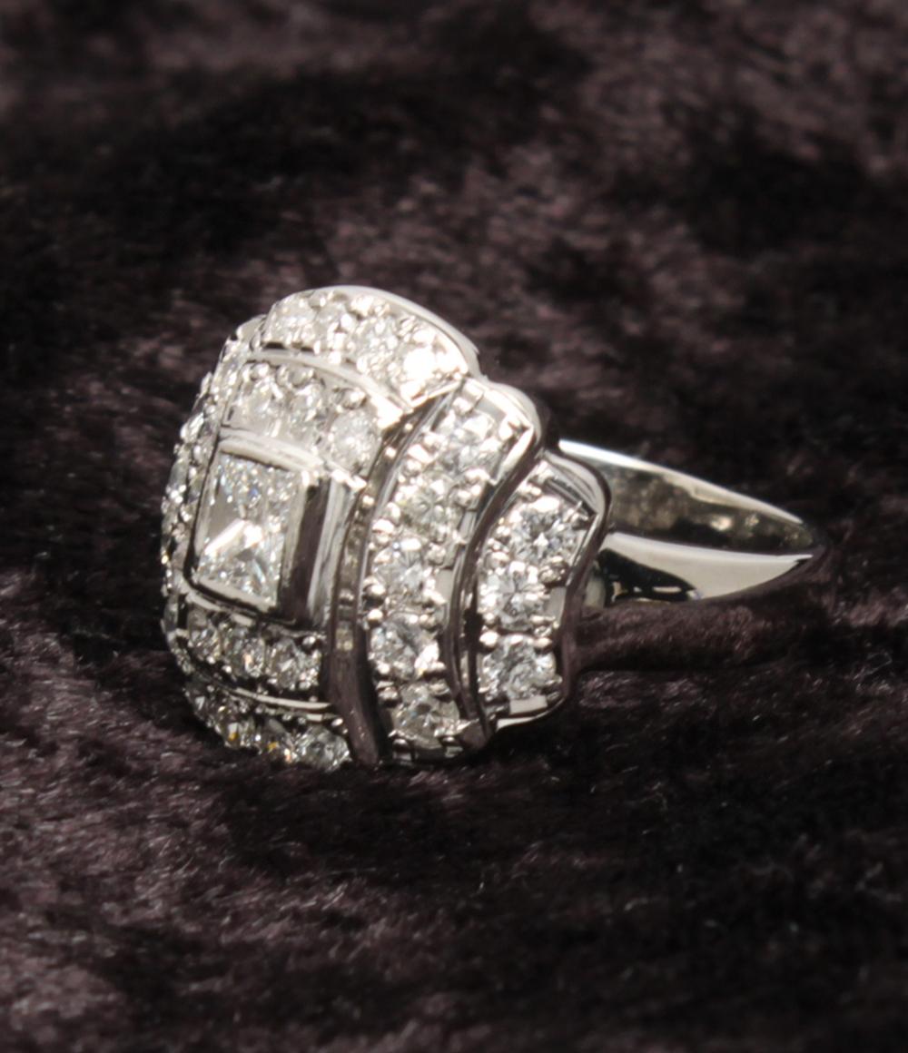 美品 リング 指輪 Pt900 ダイヤ 1.00ct レディース SIZE 10号