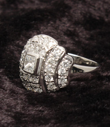 美品 リング 指輪 Pt900 ダイヤ 1.00ct レディース SIZE 10号