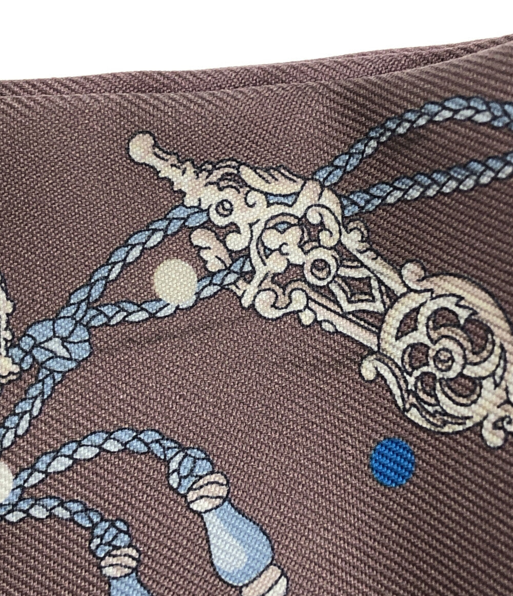 エルメス  ツイリースカーフ シルク100％ レクレアポア  les Cles a pois    レディース  (複数サイズ) HERMES