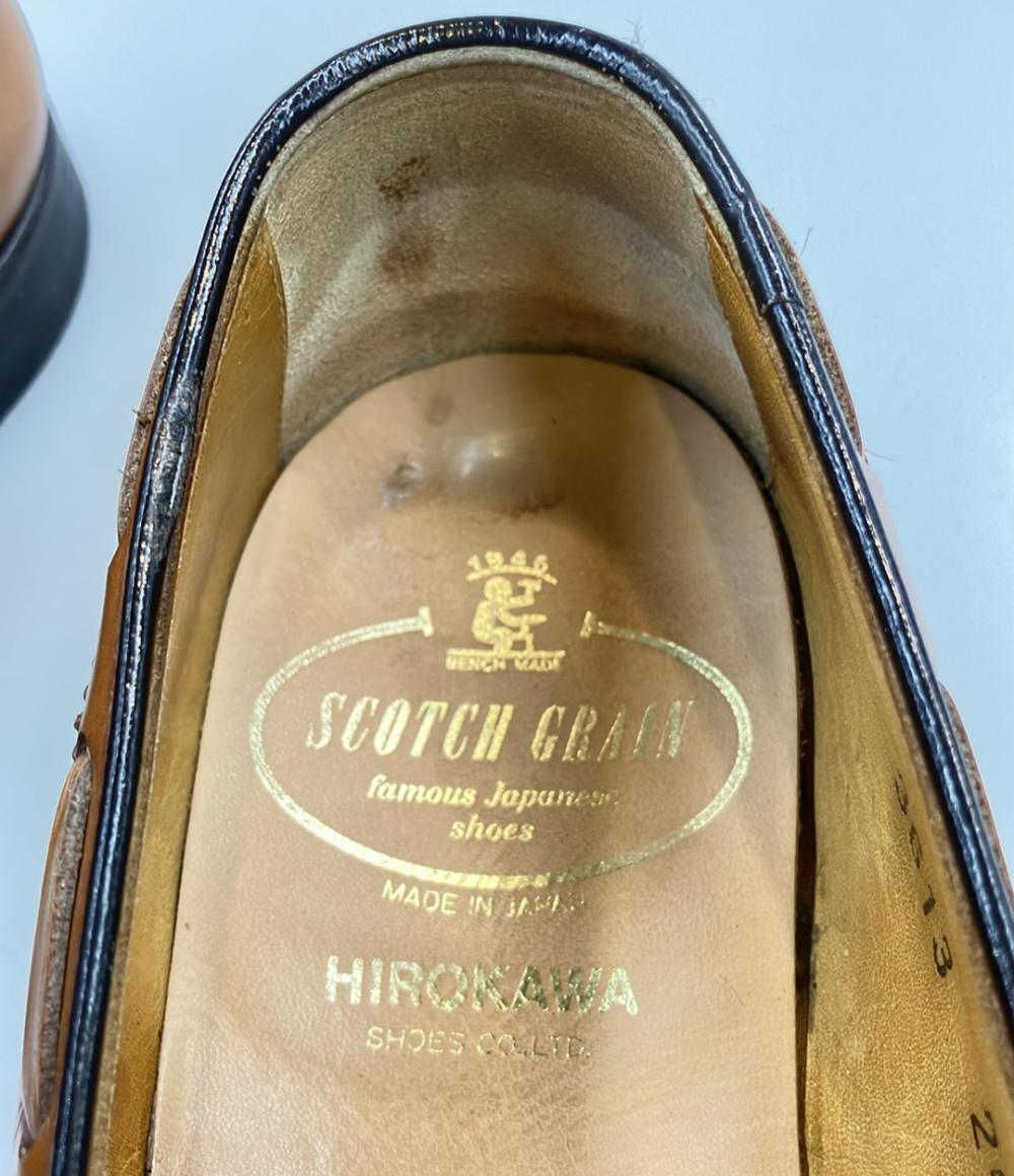 SCOTCH GRAIN タッセルローファー ウィングチップ メンズ SIZE 24 1/2 EEE (24.5cm) スコッチグレイン