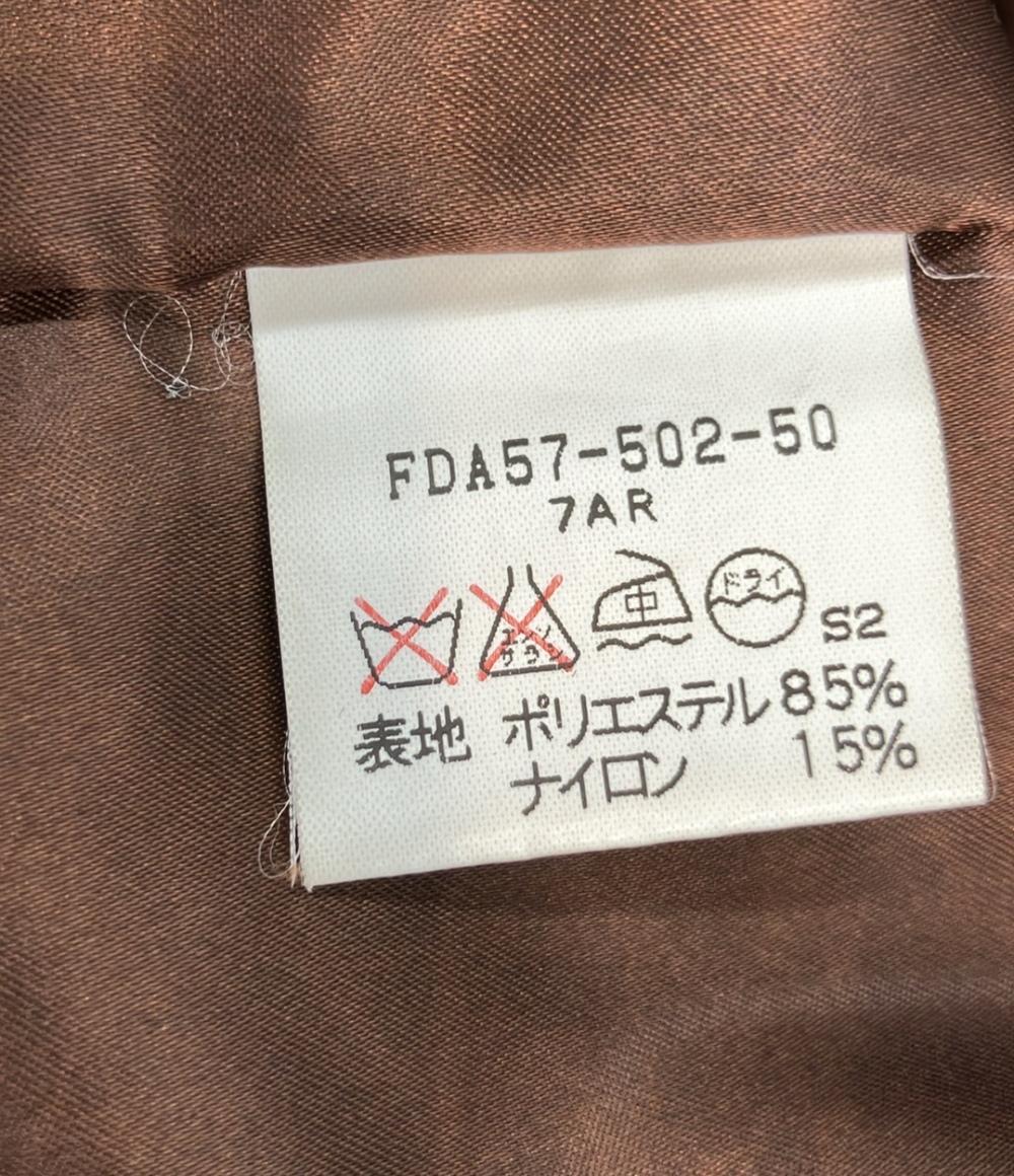 Burberrys 中綿コート 刺繍ロゴ フード付き インポート ブラウン FDA57-502-50 レディース SIZE 7AR (S) バーバリーズ