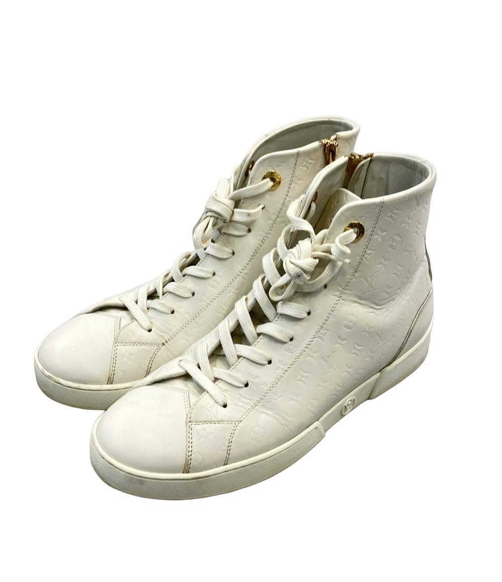 LOUIS VUITTON ハイカットスニーカー サイドジップ モノグラム レディース SIZE 37 (23.5cm) ルイ・ヴィトン