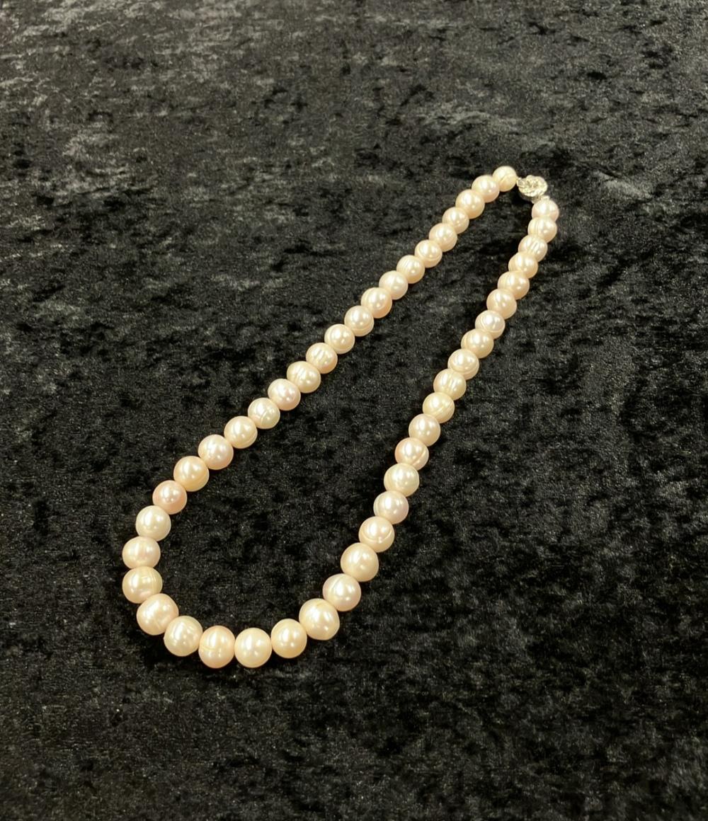 ネックレス オーバルパール 8-10mm レディース