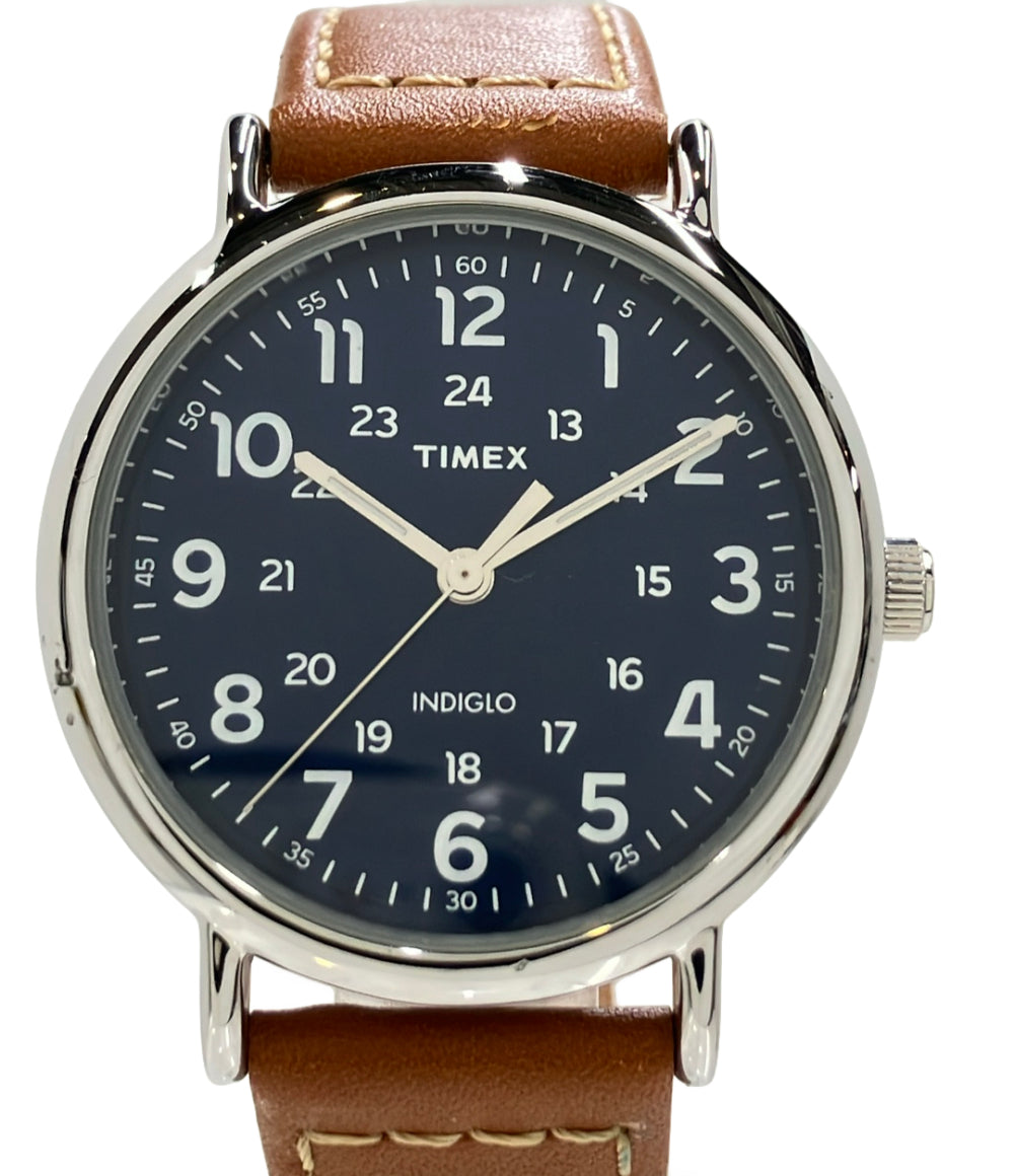 TIMEX 腕時計 クオーツ ネイビー TW2R42500 メンズ タイメックス