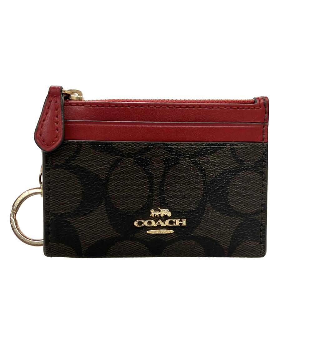 COACH コインケース パスケース キーリング付き シグネチャー CW870 レディース コーチ