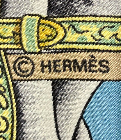 HERMES スカーフ カレ90 シルク 100% PRESENTATION DE CHEVAVX レディース エルメス