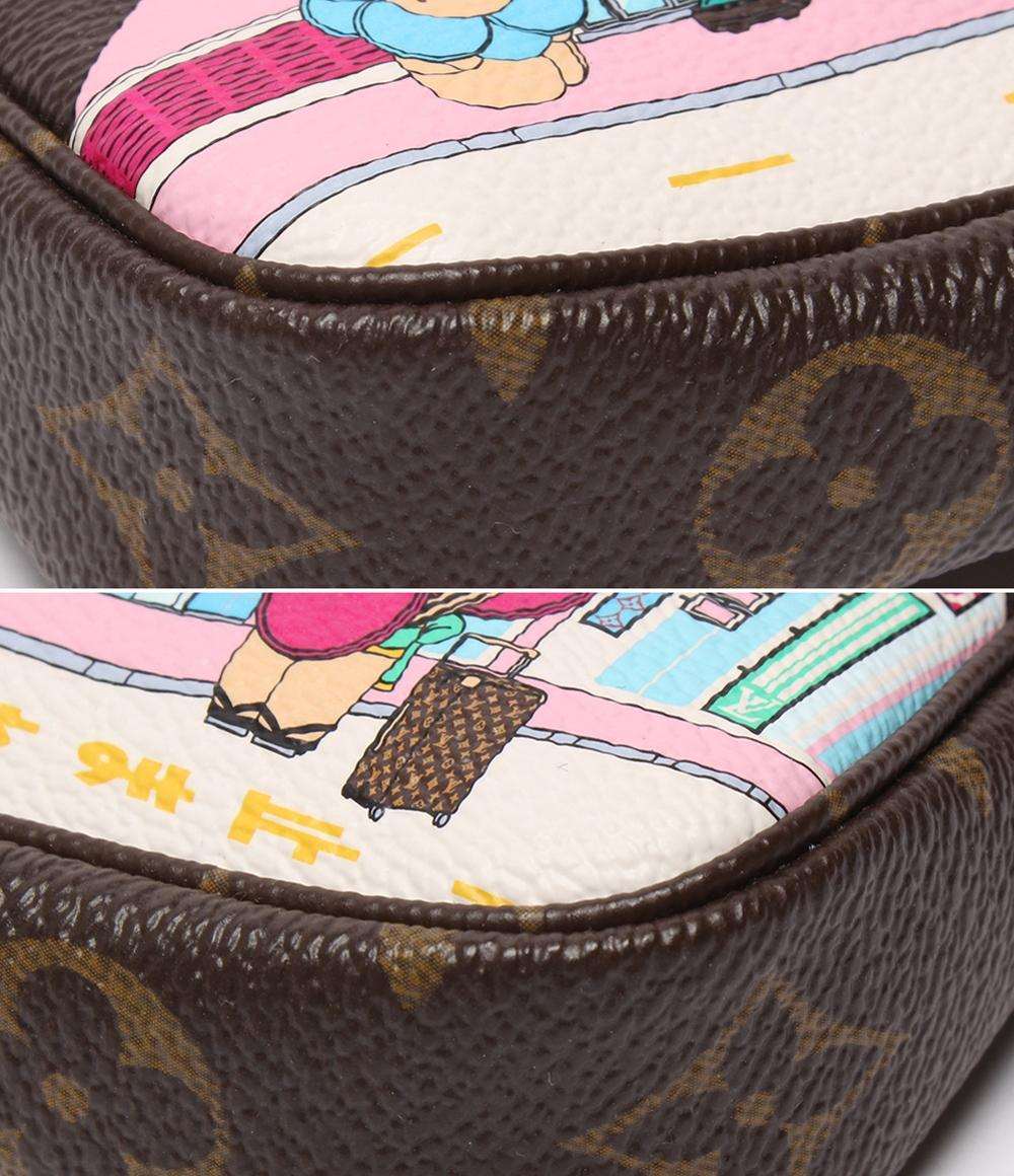 美品 LOUIS VUITTON ハンドバッグ アクセサリーポーチ ミニポシェット アクセソワール モノグラム ヴィヴィエンヌ M81637 レディース ルイ・ヴィトン