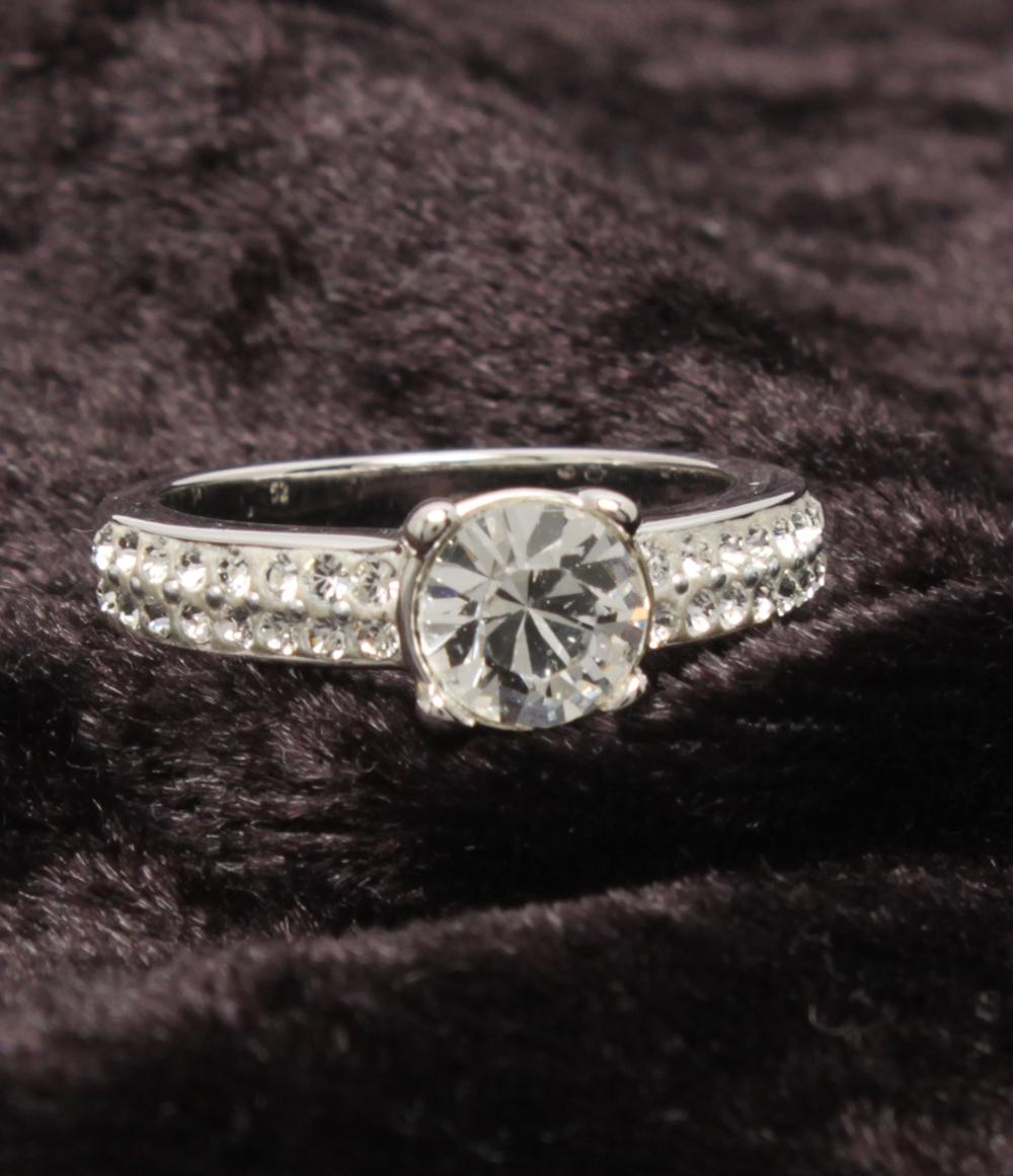 美品 SWAROVSKI リング 指輪 レディース SIZE 10号 スワロフスキー