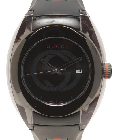 グッチ 腕時計 シンク SYNC クオーツ ブラック YA137101 メンズ GUCCI