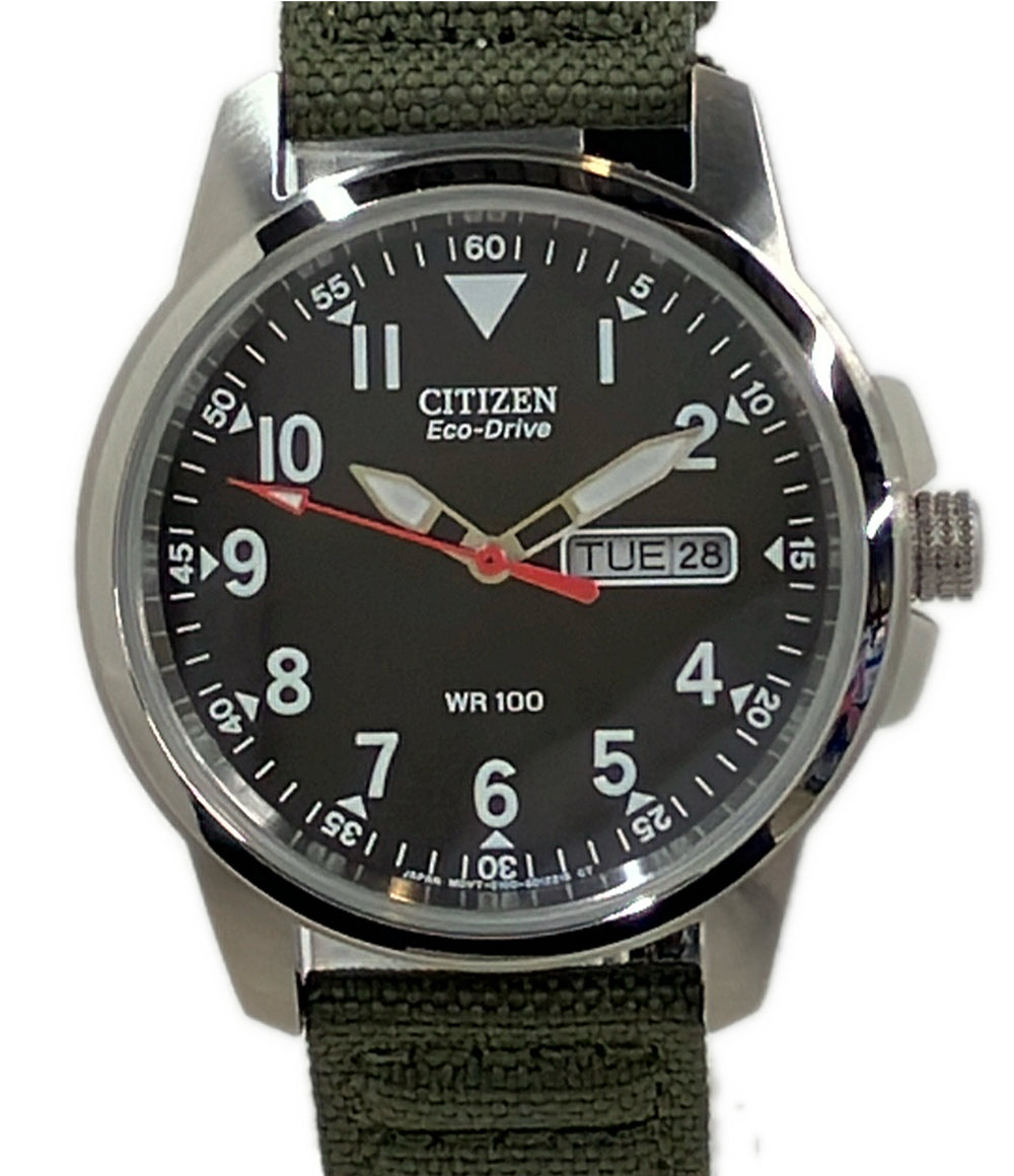 美品 CITIZEN 腕時計 エコドライブ ソーラー ブラック BM8180-03E メンズ シチズン