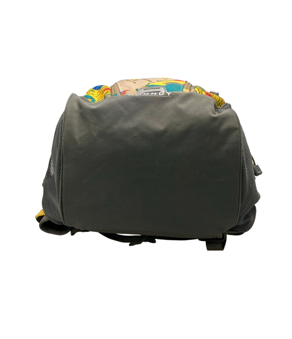 美品 THE NORTH FACE リュック デイパック 地図柄 ラウンディ Roundy NMJ72202 キッズ ザ・ノース・フェイス