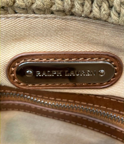 ラルフローレン ショルダーバッグ 斜め掛け 編み込み レディース RALPH LAUREN