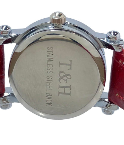 T&H 腕時計 クオーツ ホワイト レディース