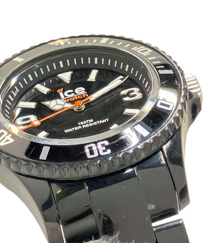 ice watch 腕時計 クオーツ ブラック メンズ アイスウォッチ