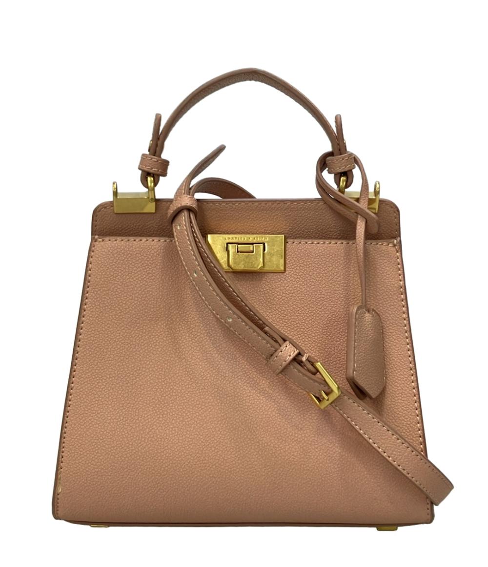 CHARLES&KEITH 2way ハンドバッグ ショルダーバッグ 斜め掛け