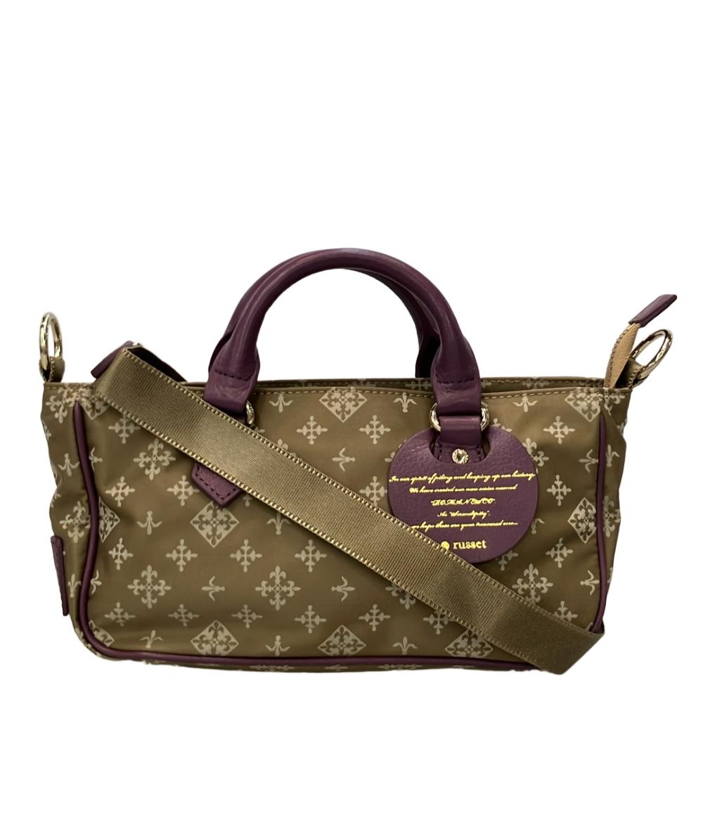 美品 russet 2way ハンドバッグ ショルダーバッグ 斜め掛け レディース ラシット
