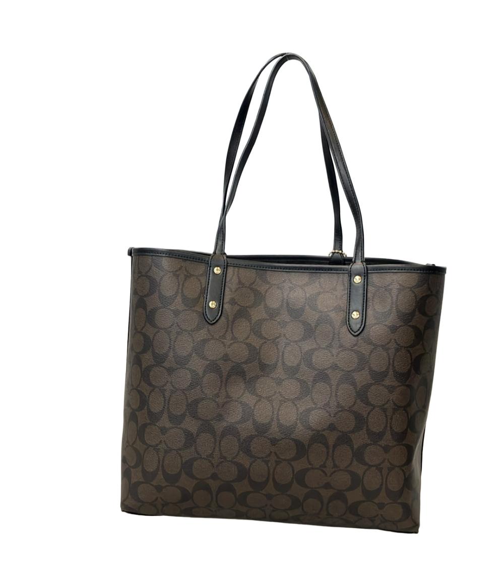 美品 COACH トートバッグ リバーシブル シグネチャー F36658 レディース コーチ
