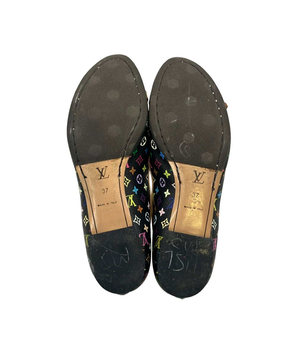 LOUIS VUITTON パンプス モノグラム マルチカラー フラワーモチーフ レディース SIZE 37 (23.5cm) ルイ・ヴィトン