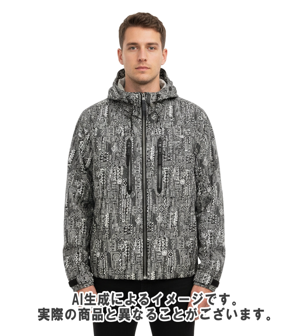 LOUIS VUITTON 総柄 マウンテンパーカー メンズ SIZE 50 ルイ・ヴィトン