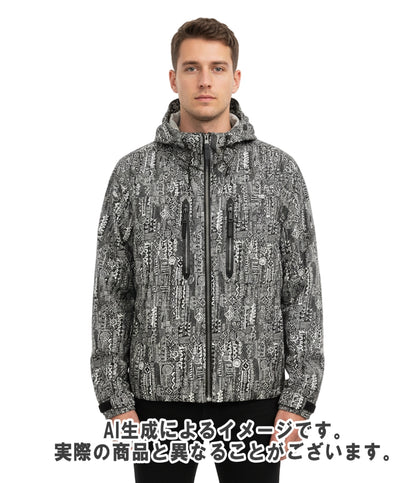 LOUIS VUITTON 総柄 マウンテンパーカー メンズ SIZE 50 ルイ・ヴィトン