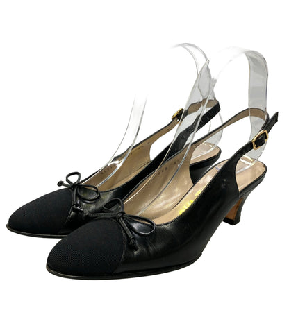 Salvatore Ferragamo スリングバックパンプス B68 レディース SIZE 5 1/2 サルヴァトーレフェラガモ
