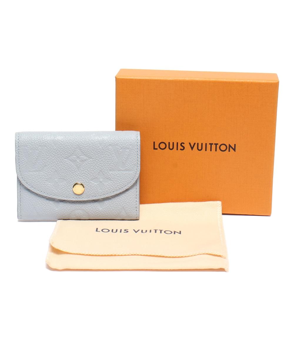 美品 ルイヴィトン コインケース カードケース ポルトモネ ロザリ モノグラム アンプラント M81923 レディース Louis Vuitton