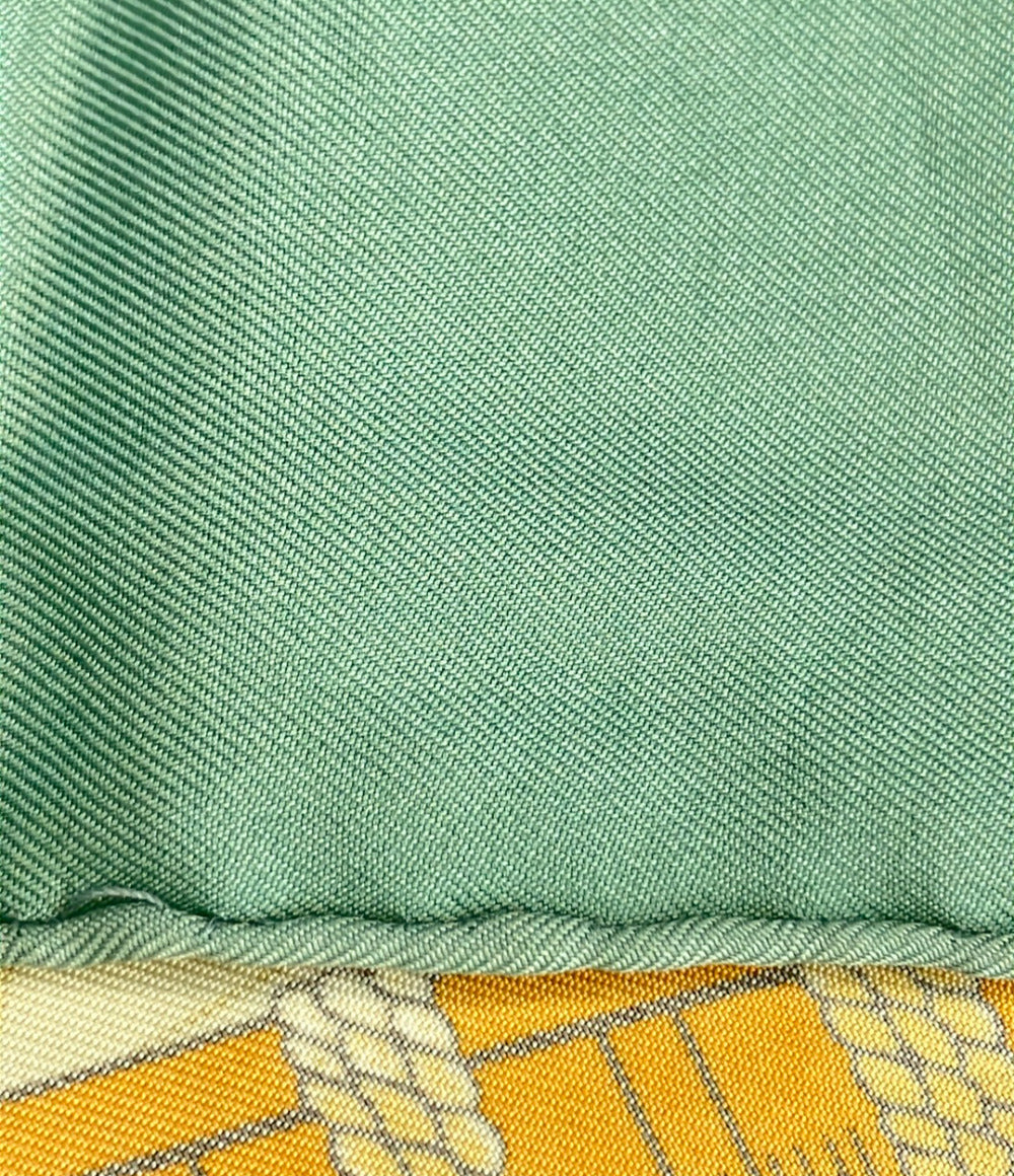 HERMES スカーフ カレ90 シルク100% バラード・オセアン(海の散歩) レディース エルメス