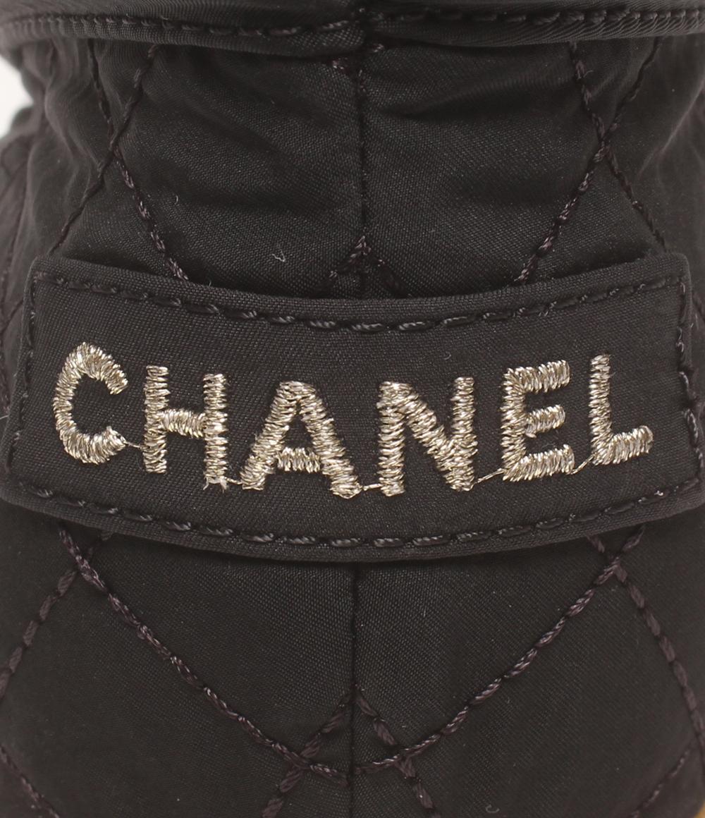 美品 シャネル ショートブーツ マトラッセ G36702 レディース SIZE 37 1/2 (L) CHANEL