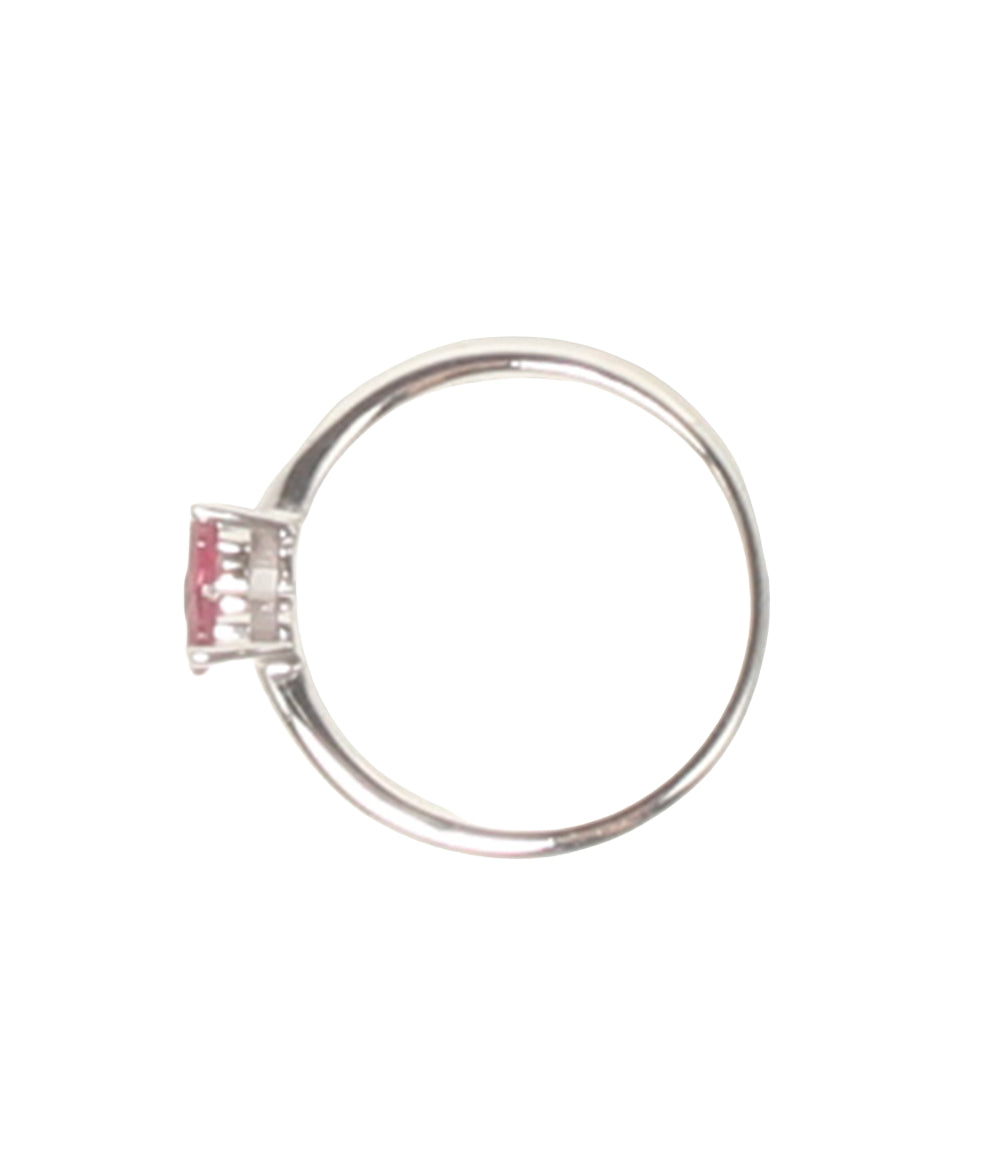 美品 STAR JEWELRY リング 指輪 K18 ルビー0.25ct レディース SIZE 9号 スタージュエリー