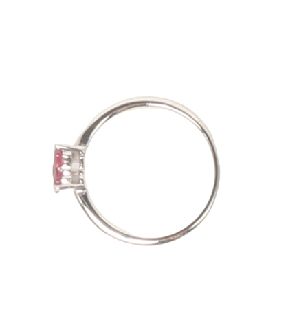 美品 STAR JEWELRY リング 指輪 K18 ルビー0.25ct レディース SIZE 9号 スタージュエリー