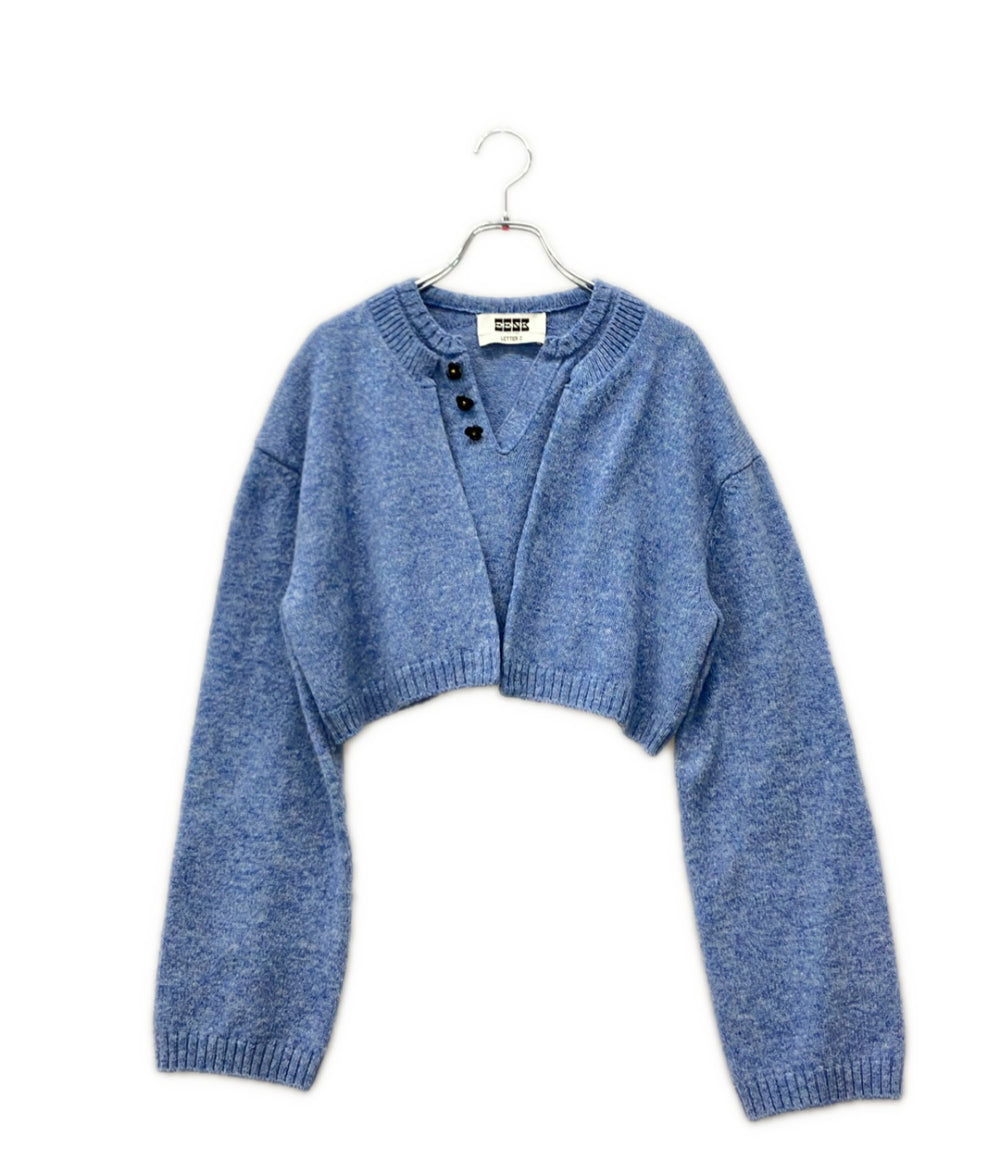 EENK 長袖 ニット レディース SIZE XS/S インク