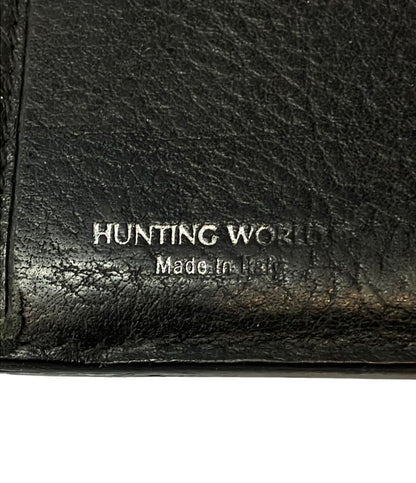 美品 ハンティングワールド 二つ折り長財布 メンズ HUNTING WORLD