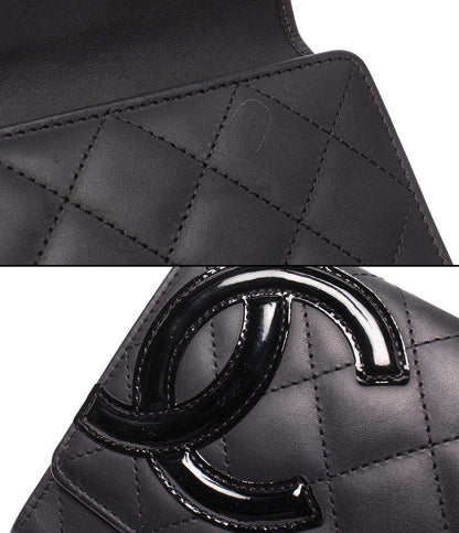 CHANEL 三つ折り長財布 カンボンライン ココマーク レディース シャネル