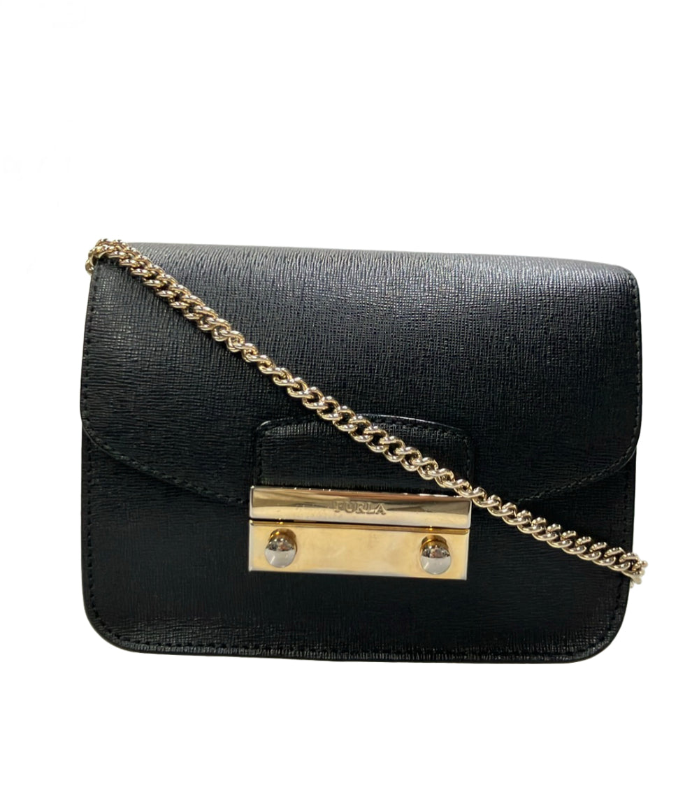 Furla ショルダーバッグ 斜め掛け チェーン レザー メトロポリス レディース フルラ