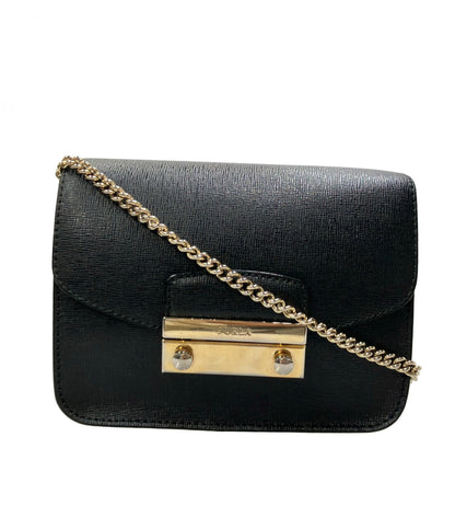 Furla ショルダーバッグ 斜め掛け チェーン レザー メトロポリス レディース フルラ