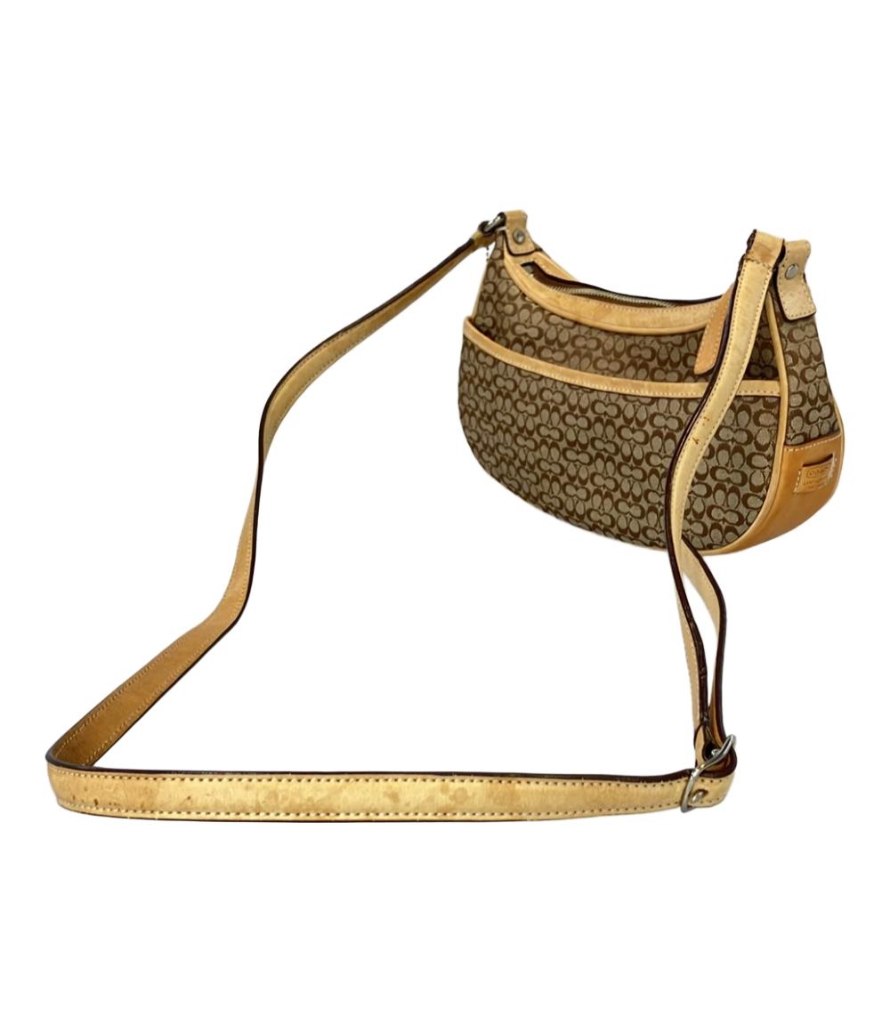 訳あり コーチ ショルダーバッグ 斜め掛け ミニシグネチャー 6344 レディース COACH