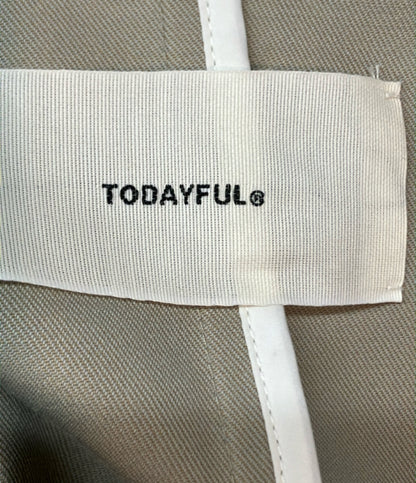 TODAYFUL トレンチコート スタンドカラー ボタン 比翼仕立て Standcollar Trench Coat 12220002 レディース SIZE 36 (S) トゥデイフル