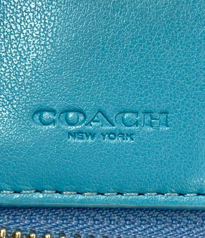 コーチ ラウンドファスナー二つ折り財布 スリーピングローズプリント 66635 レディース COACH