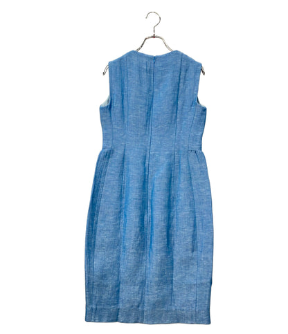 AKRIS ノースリーブウールリネンワンピース レディース SIZE 36 アクリス