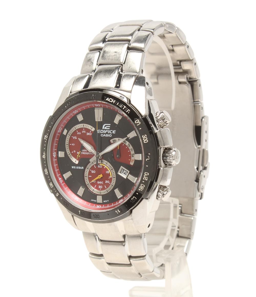 CASIO 腕時計 エディフィス EDIFICE クオーツ ブラック EF-521DJ メンズ カシオ