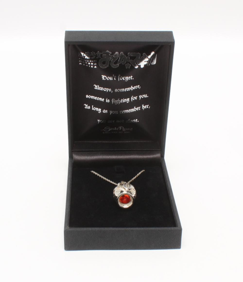 ネックレス SV925 ソウルジェム 佐倉杏子 レディース 魔法少女まどか マギカ