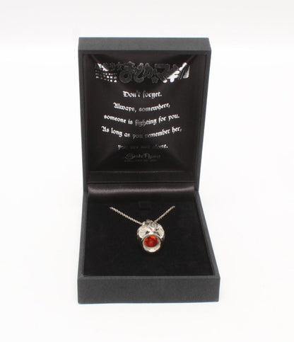 ネックレス SV925 ソウルジェム 佐倉杏子 レディース 魔法少女まどか マギカ