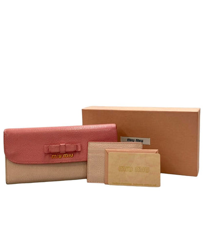 MIUMIU 長財布 レディース ミュウミュウ