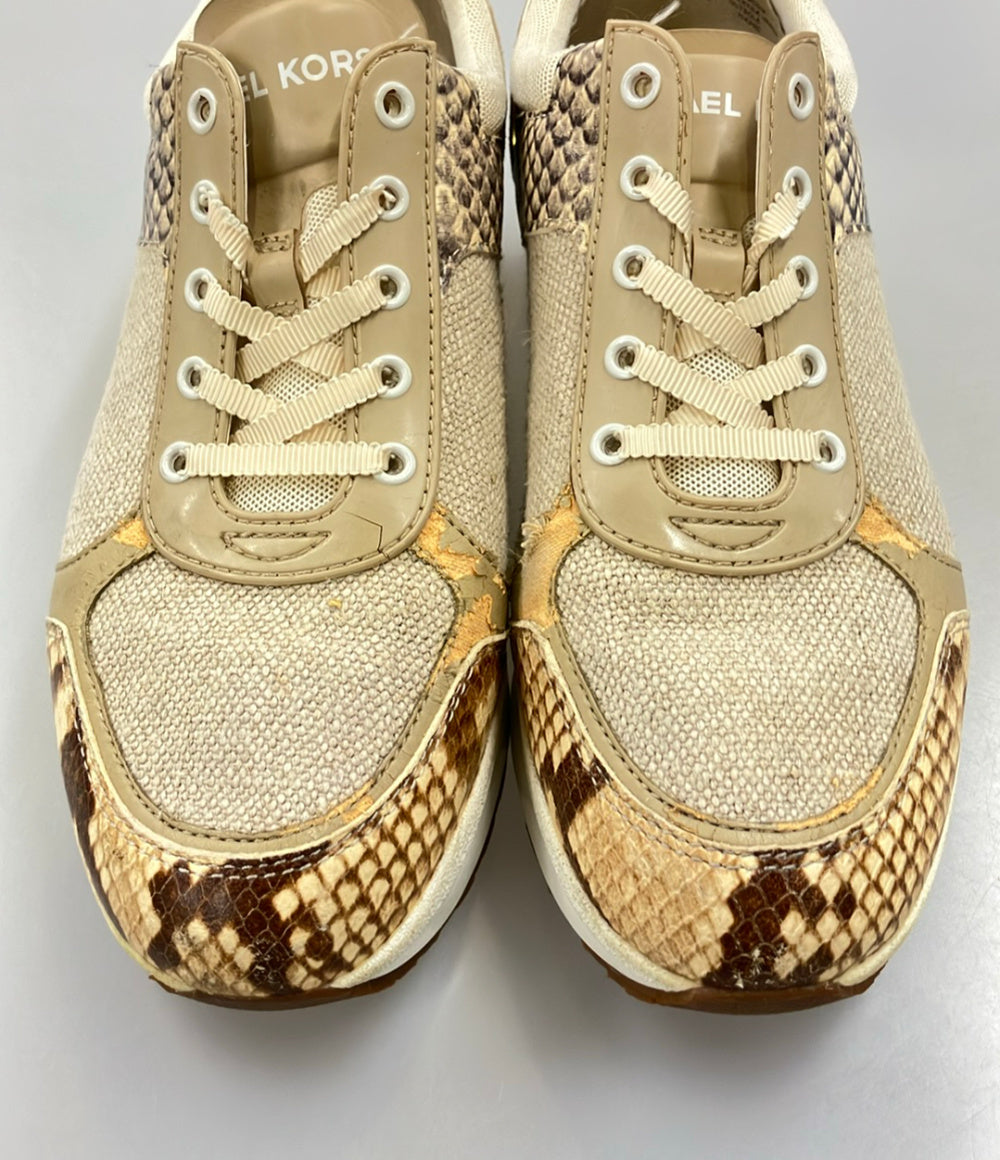 訳あり MICHAEL KORS ローカットスニーカー レディース SIZE 7.5 M マイケルコース