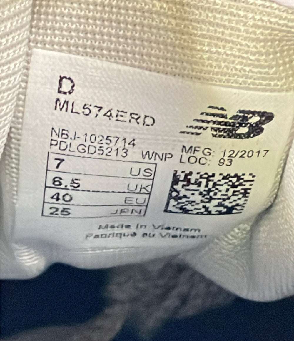 NEW BALANCE ローカットスニーカー ML574ERD ユニセックス SIZE 25.0 (XL) ニューバランス