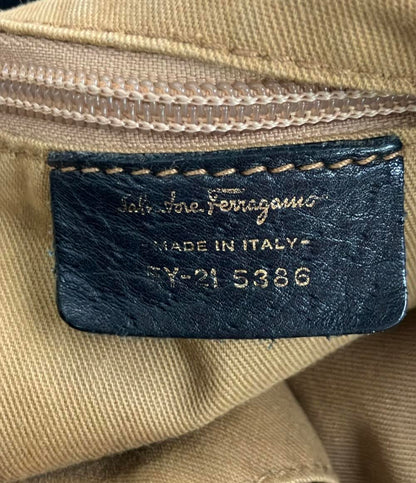 Salvatore Ferragamo ショルダーバッグ ホーボーバッグ 肩掛け レザー ガンチーニ レディース サルヴァトーレフェラガモ