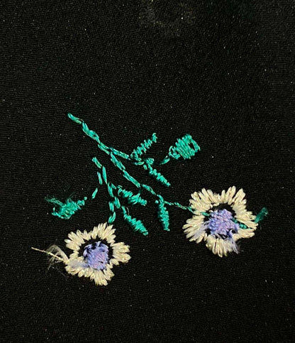 TICCA 長袖シャツ ブラック シアー 刺繍 フラワーエンブロイダリーシャツ TBDA-361 レディース SIZE F (M) ティッカ