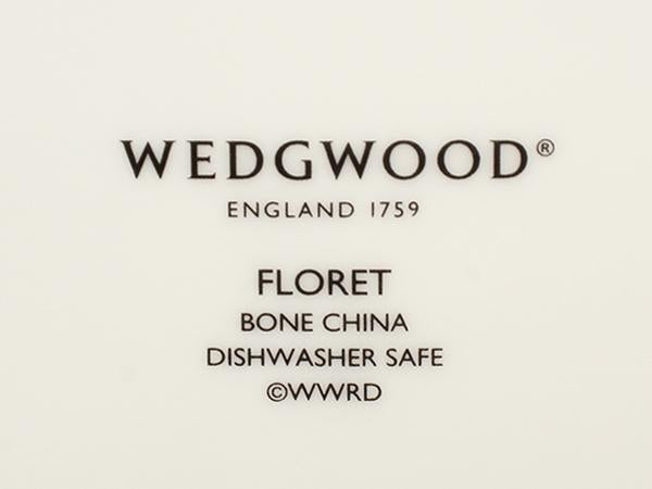 美品 WEDGWOOD オーバルディッシュ 皿 25cm フローレット ウエッジウッド