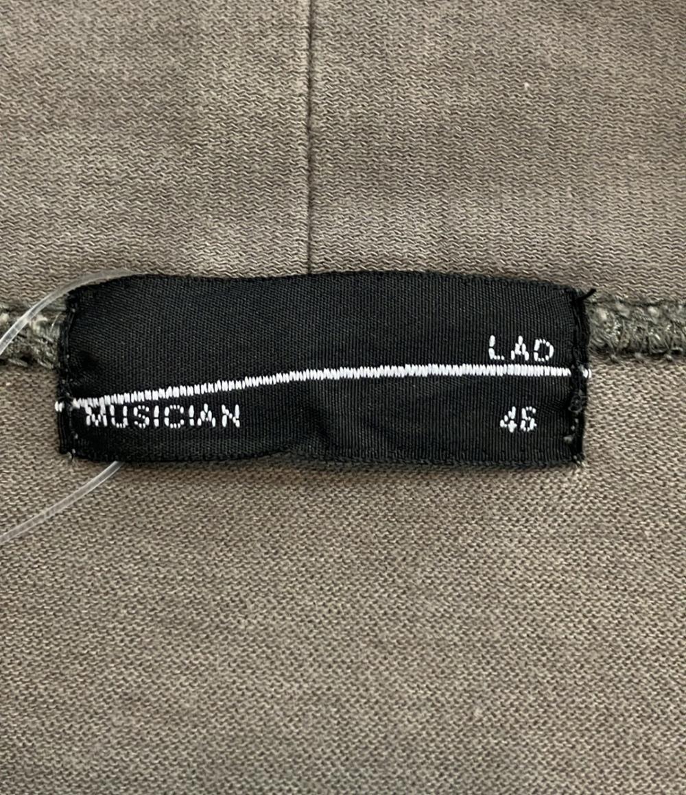 美品 ラッドミュージシャン 七分袖ロングカーディガン KIMONO CARDIGAN メンズ SIZE 46 LAD MUSICIAN